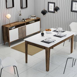 Hanah Home Milan 522 - Nogal y Blanco